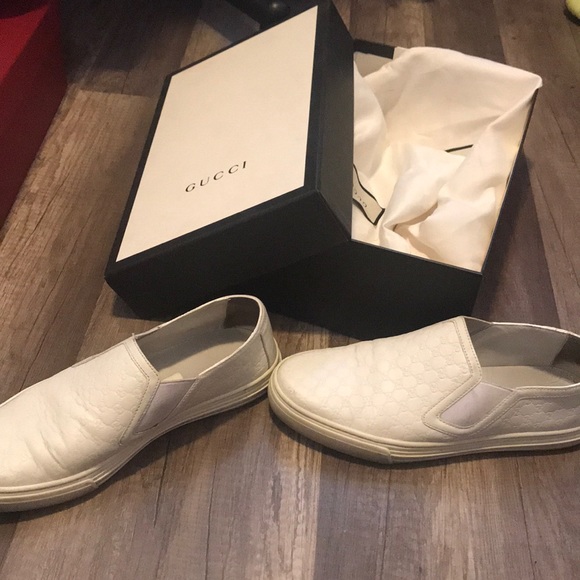 Authentic Gucci GG slip ons